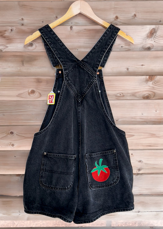 Tomato Overall Shorts - Adult Size Small