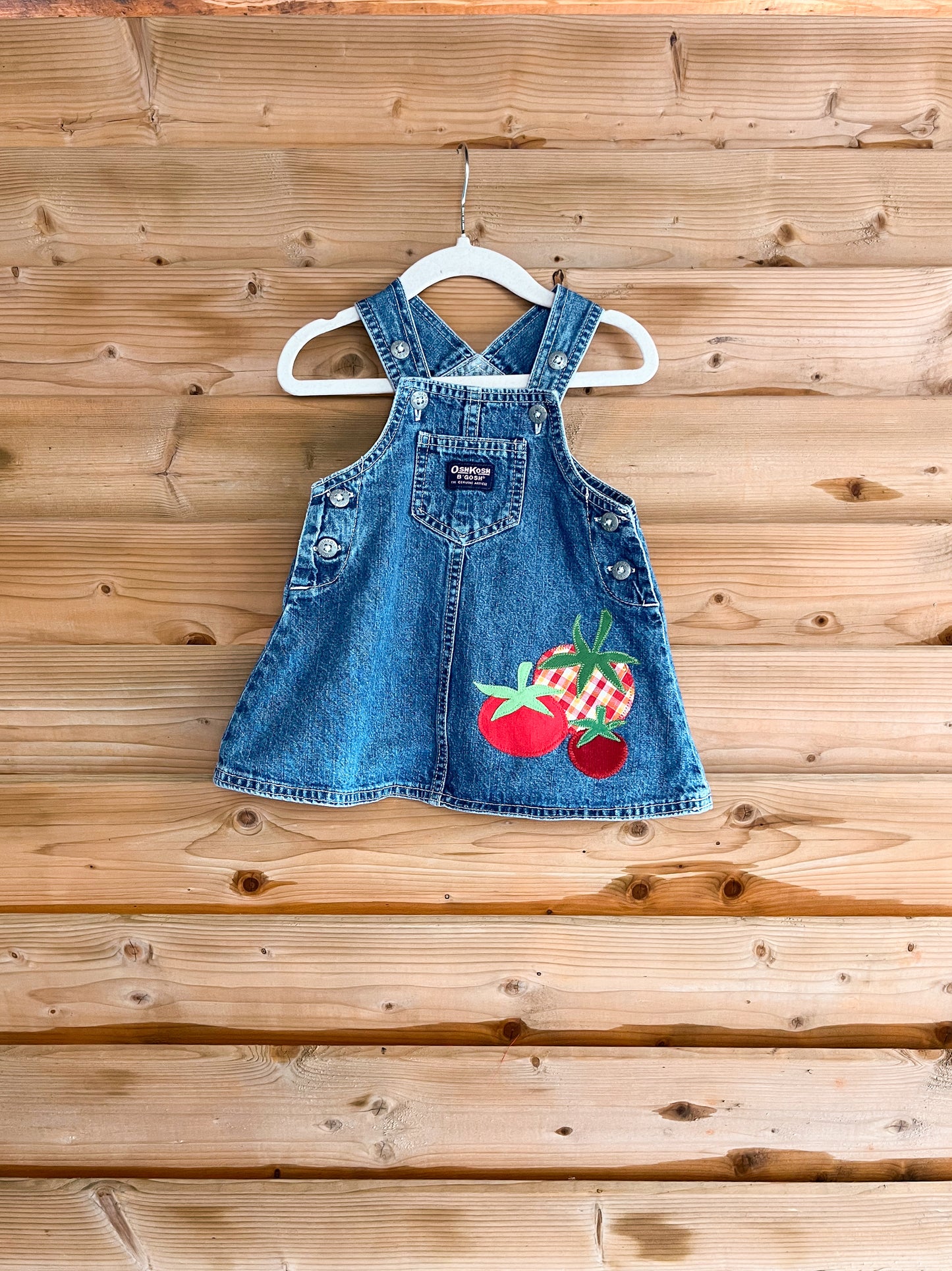 Denim Oshkosh Tomato Dress - size 12m