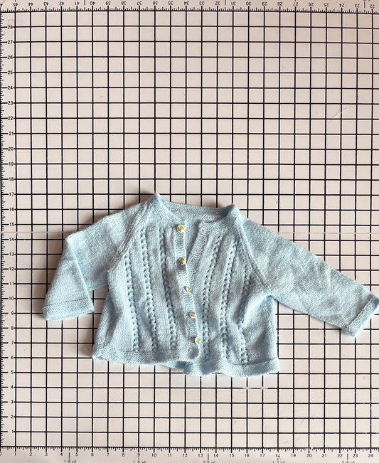 Duck Button Cardigan - approx size 12m