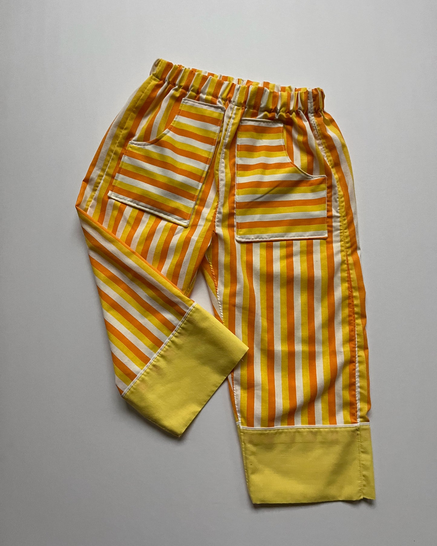 Yellow And Orange pillowcase Pant - size 4/5