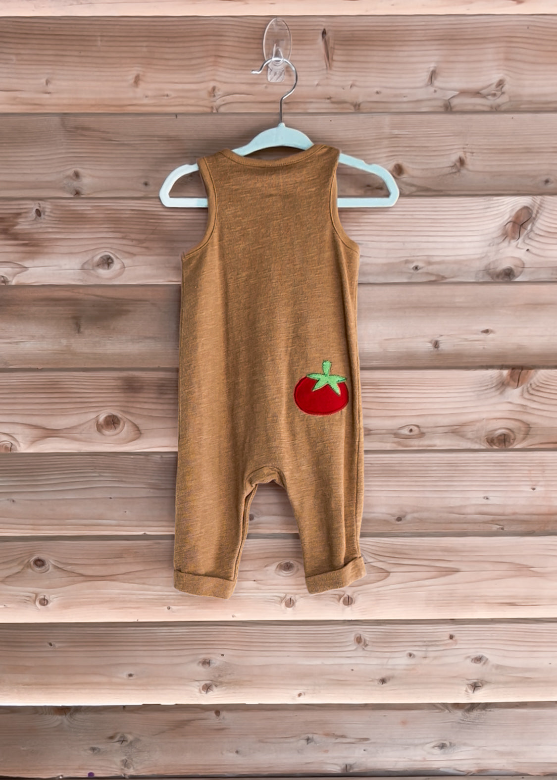 Brown Tomato Bum Romper - size 3-6mos