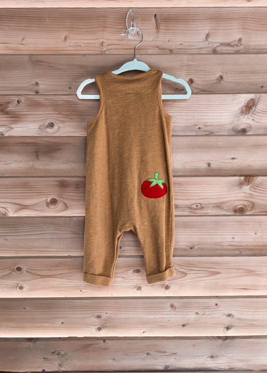 Brown Tomato Bum Romper - size 3-6mos
