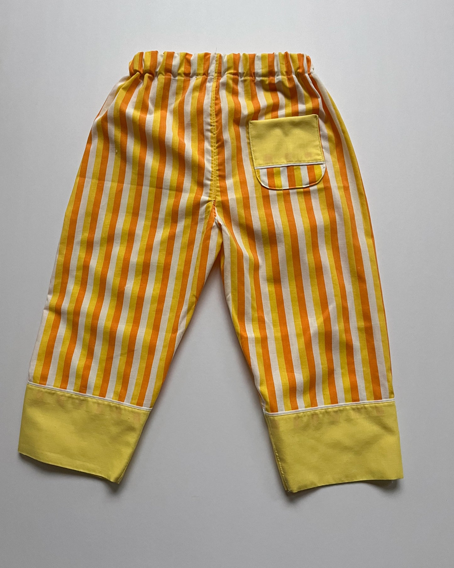Yellow And Orange pillowcase Pant - size 4/5