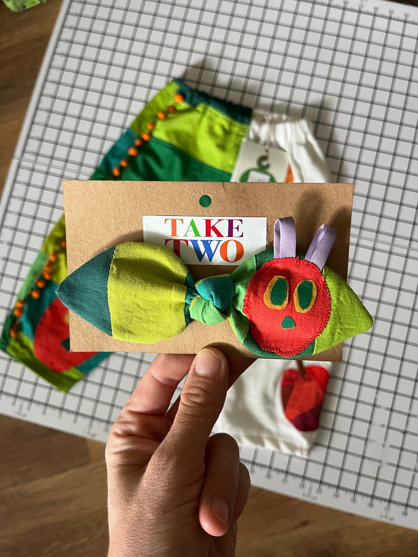 Hungry Caterpillar Bow