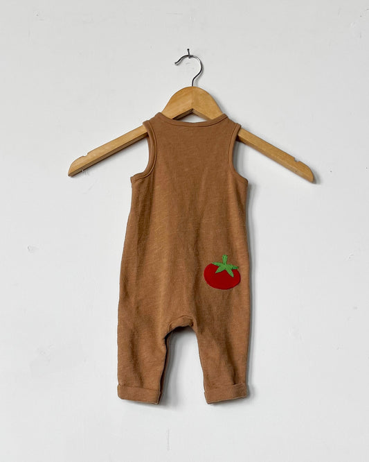 Brown Tomato Bum Romper - size 3-6mos