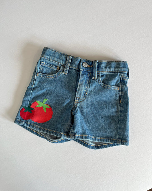 Denim Tomato Shorts - Size 5